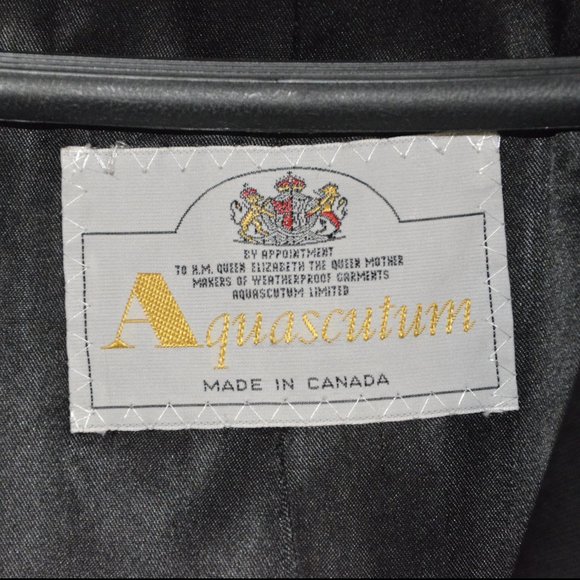 🇬🇧 Aquascutum Vintage 1980s Trench Coat - Picture 8 of 11